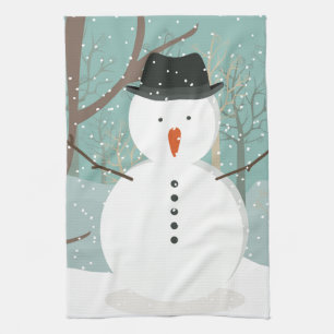 Paño De Cocina Sr. Winter Snowman