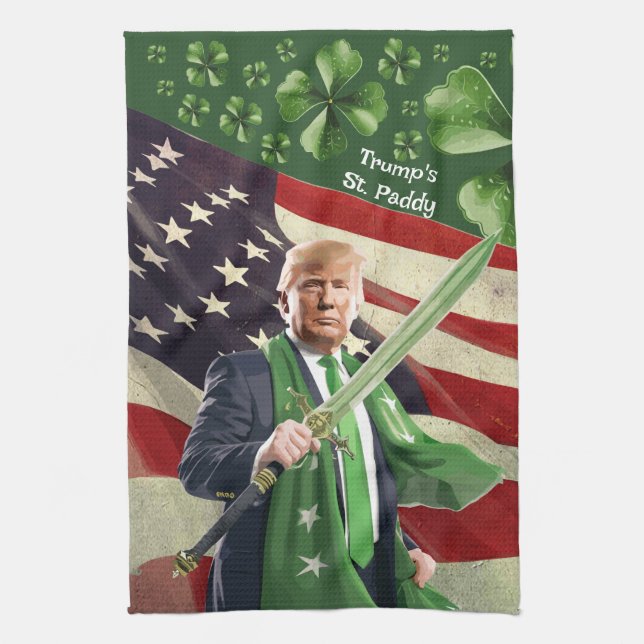 Paño De Cocina St. Paddy de Trump (Vertical)