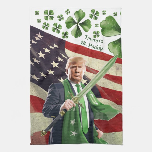 Paño De Cocina St. Paddy de Trump (Vertical)