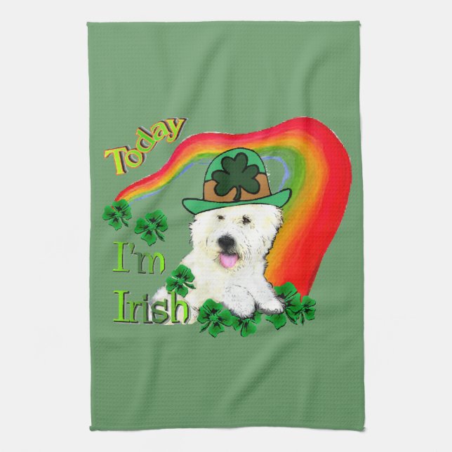 Paño De Cocina St Pats, West Highland White Terrier (Vertical)