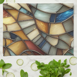 Paño De Cocina Stained Glass Waves