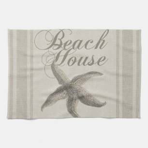 Paño De Cocina Starfish Beach House Seashore Coastre