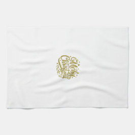 Paño De Cocina Starry Merry Christmas Greeting