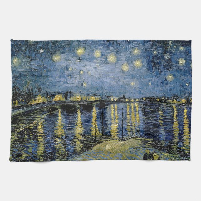 Paño De Cocina Starry Night Vincent van Gogh (Horizontal)