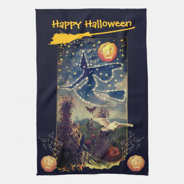Paño De Cocina Starry Witch (Vertical)