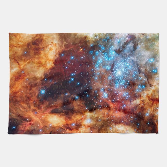 Paño De Cocina Stellar Nursery R136 Tarantula Nebula NASA Foto (Horizontal)