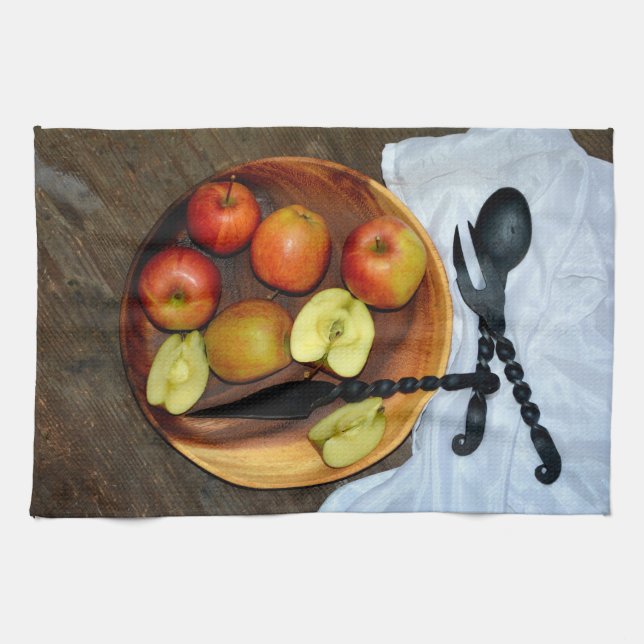 Paño De Cocina Stillleben mit Äpfeln (Horizontal)
