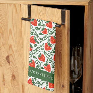 Paño De Cocina Strawberry Rustic Farmhouse French Country 