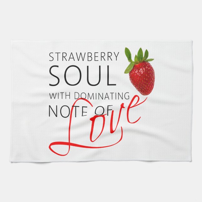 Paño De Cocina Strawberry Soul (Horizontal)