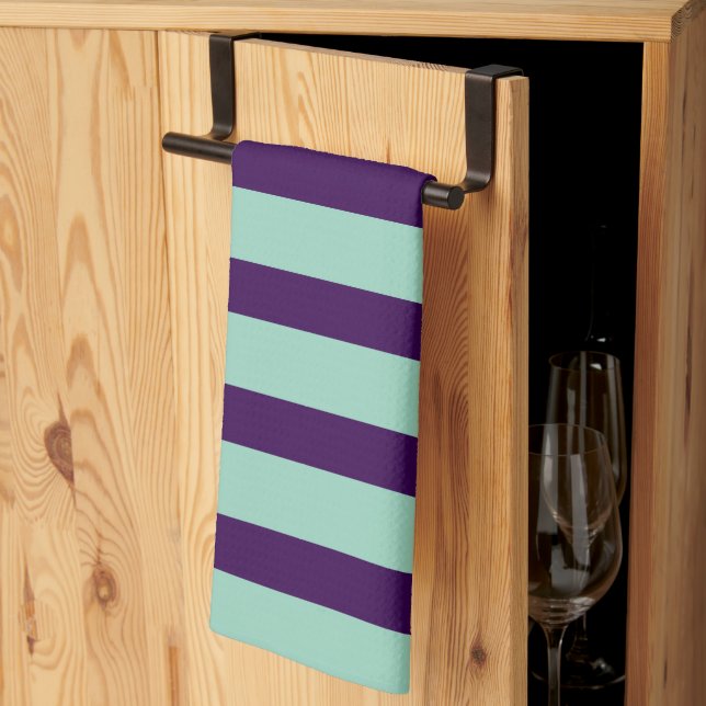 Paño De Cocina Stylish Kitchen Towel  with Modern Stripe Pattern (Pliegue de tercios)
