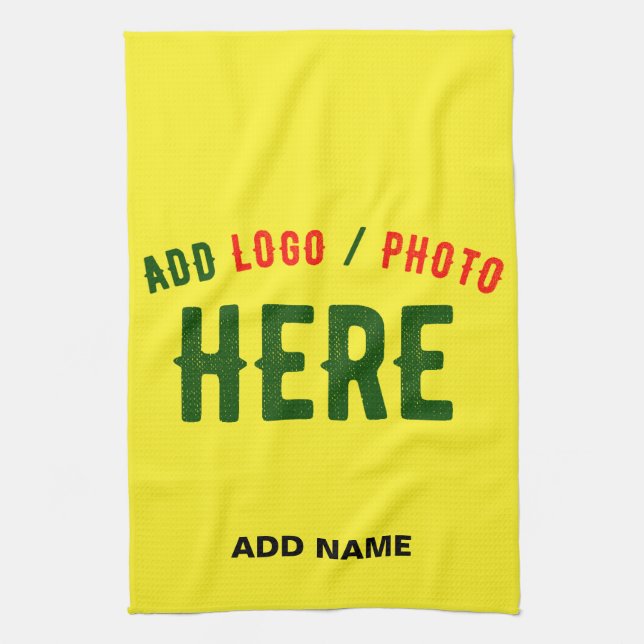 PAÑO DE COCINA STYLISH MODERN CUSTOM BRIGHT YELLOW VERIFIED BRAND (Vertical)