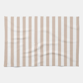Paño De Cocina Stylish Striped White and Soft Cashmere