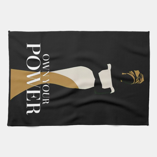 Paño De Cocina Su poder: un retrato de confianza y gracia (Horizontal)