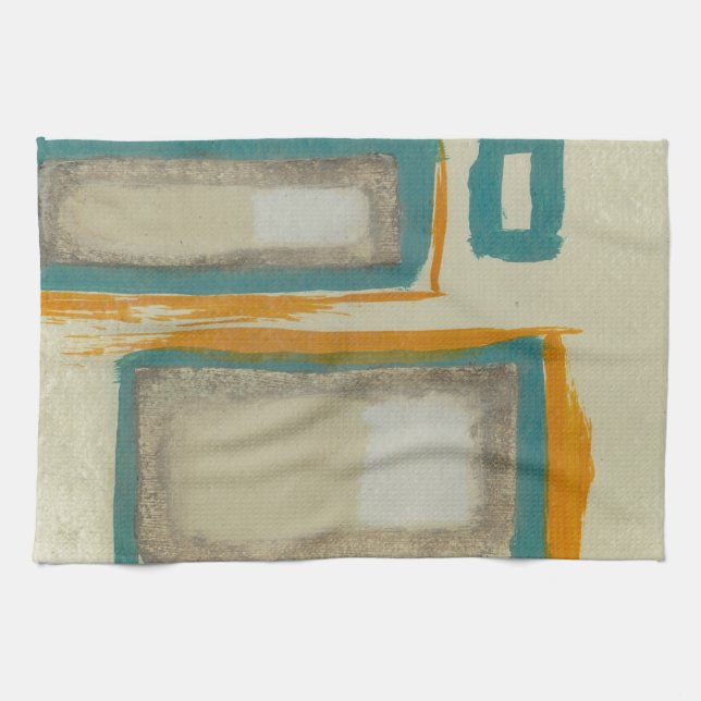 Paño De Cocina Suave y audaz abstracto inspirado en Rothko (Horizontal)