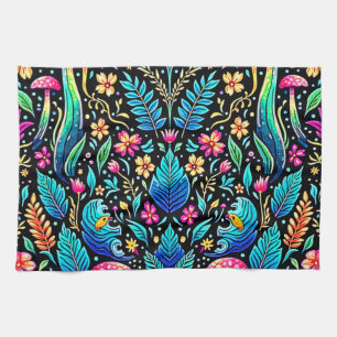 Paño De Cocina Sueño forestal de hongos encantados