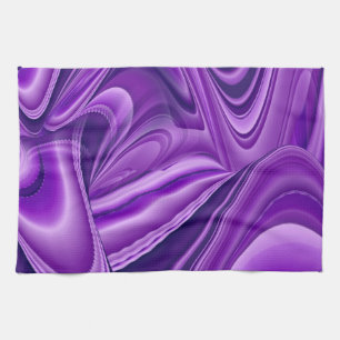 Paño De Cocina Sueño púrpura , Abstracto Fantasía Arcoiris