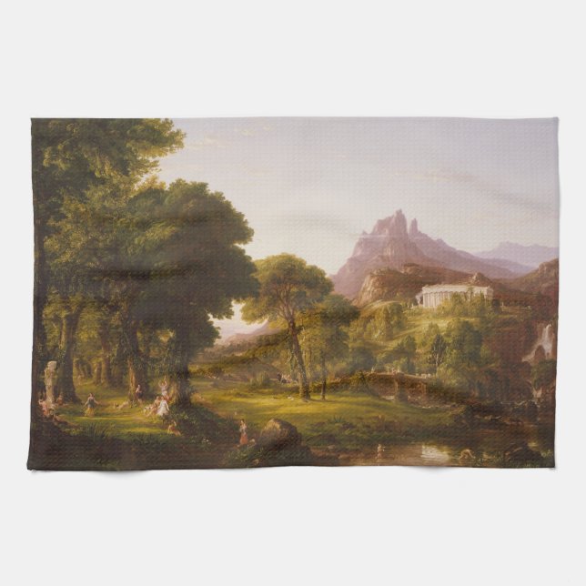 Paño De Cocina Sueño Thomas Cole de Arcadia (Horizontal)