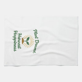 Paño De Cocina Sueños de plantas cosechan felicidad