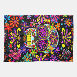 Paño De Cocina Sugar Skull