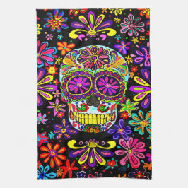 Paño De Cocina Sugar Skull