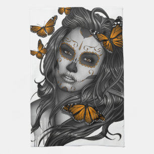 Paño De Cocina Sugar Skull Chica