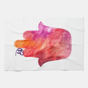 Paño De Cocina Sukkot Hamsa Art