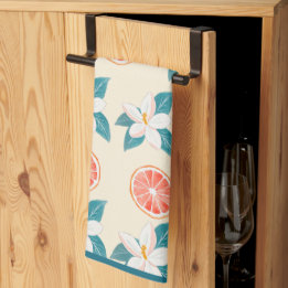 Paño De Cocina Summer Floral Grapefruit – Coastal Citrus Design