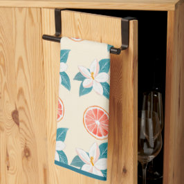Paño De Cocina Summer Floral Grapefruit – Coastal Citrus Design