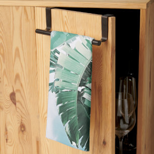 Paño De Cocina Summer Vibes Banana deja un verde pálido