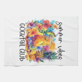 Paño De Cocina Summer vibes cocktail club | Tropical Drink