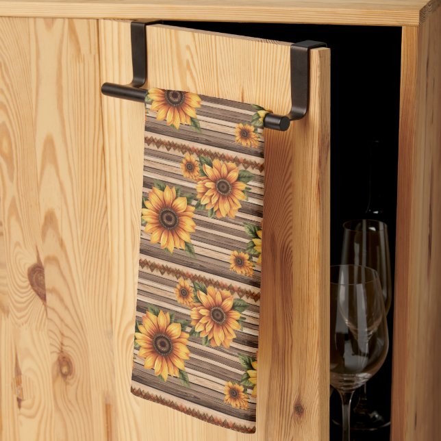 Paño De Cocina Sunflower Country (Pliegue de tercios)