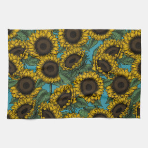 Paño De Cocina Sunflower field