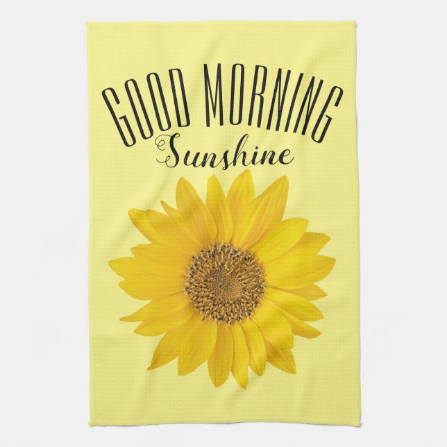 Paño De Cocina Sunflower Single Good Morning Sunshine (Vertical)