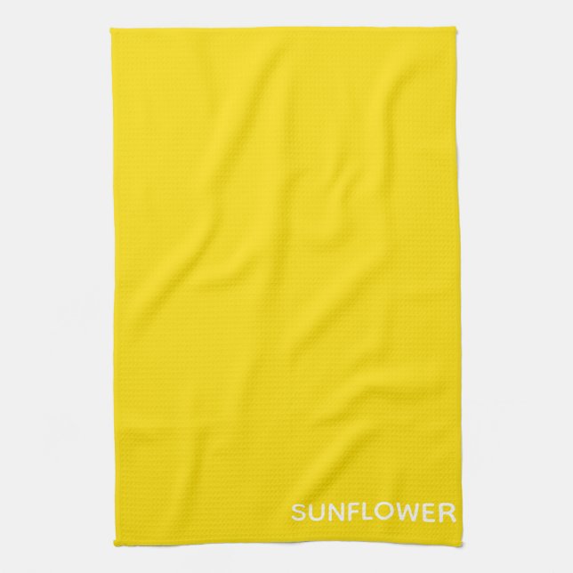 Paño De Cocina Sunflower Yellow Colour Name (Vertical)