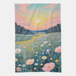 Paño De Cocina Sunset Poppies