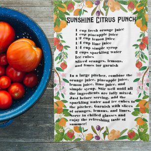 Paño De Cocina Sunshine Citrus Punch