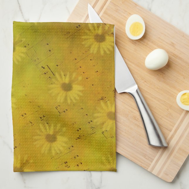 Paño De Cocina Sunshine Mixed Media (Doblado Cuarto)