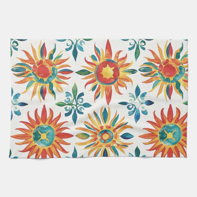 Paño De Cocina Sunshine Motif (Horizontal)