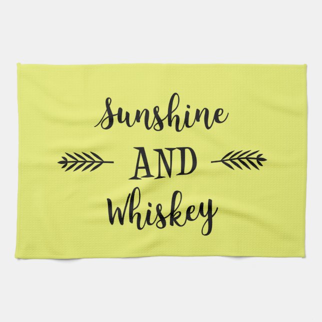 PAÑO DE COCINA SUNSHINE & WHISKEY (Horizontal)