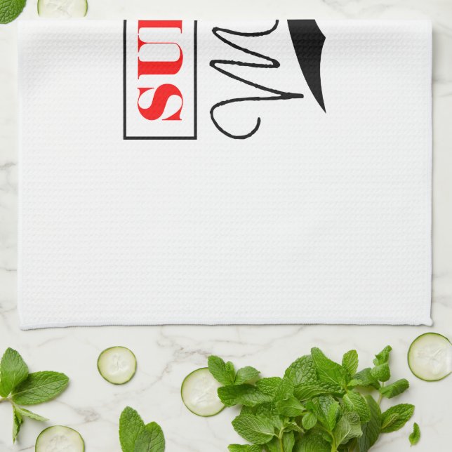 Paño De Cocina Super Mamá (Doblado)