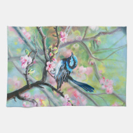 Paño De Cocina Superb Fairy Wren -