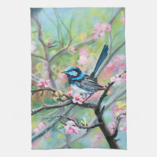 Paño De Cocina Superb Fairy Wren -