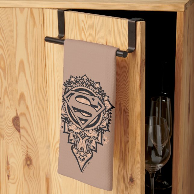 Paño De Cocina Supergirl Mandala Graphic (Pliegue de tercios)