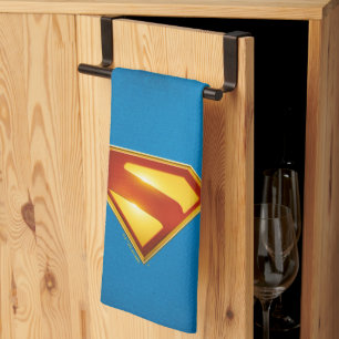 Paño De Cocina Superman Golden S Shield Brilliance