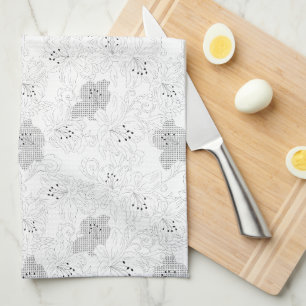 Paño De Cocina Superposición de cuadrícula transparente – Textura
