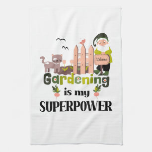 Paño De Cocina Superpotencia de jardinería, jardinera de lujo