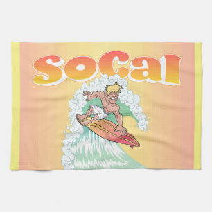 Paño De Cocina Surfista de SoCal