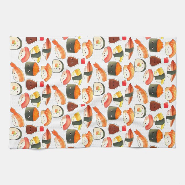 Paño De Cocina Sushi japonés suave (Horizontal)
