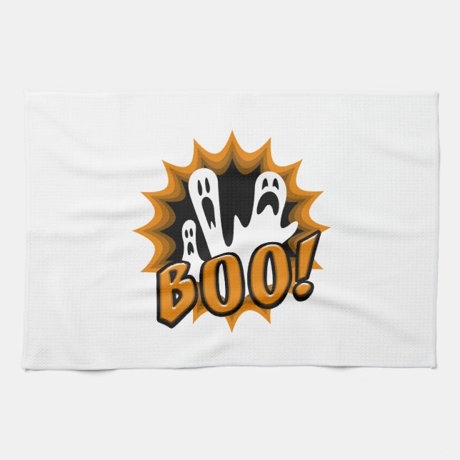 Paño De Cocina Susto de Halloween! (Horizontal)