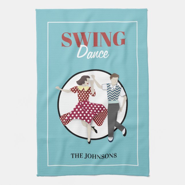 Paño De Cocina Swing Dance (Vertical)